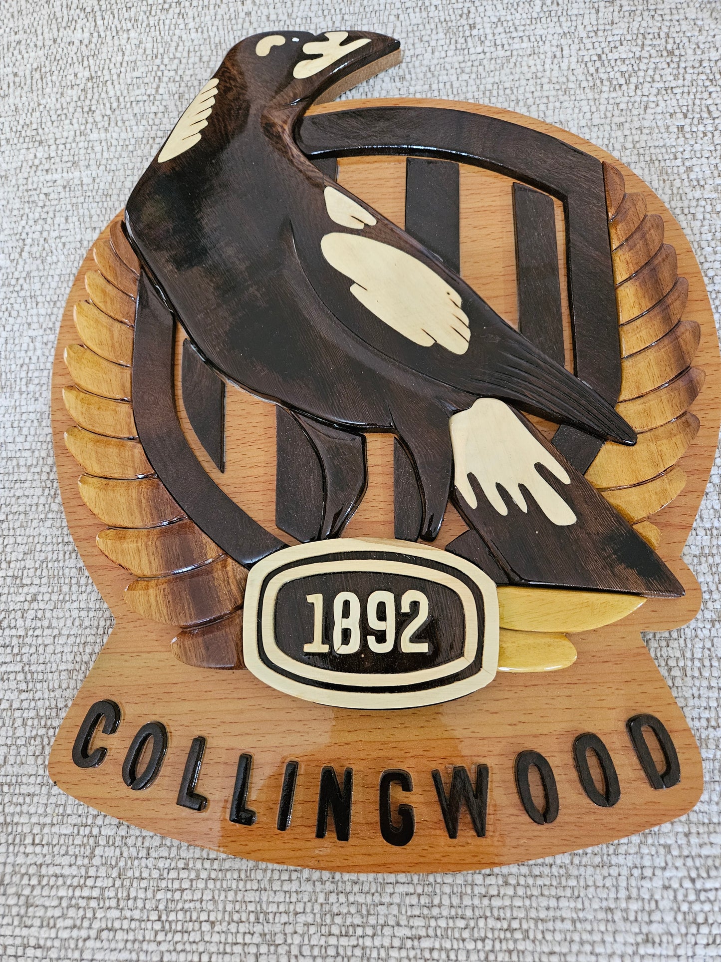 Collingwood Wooden Wall Plaque