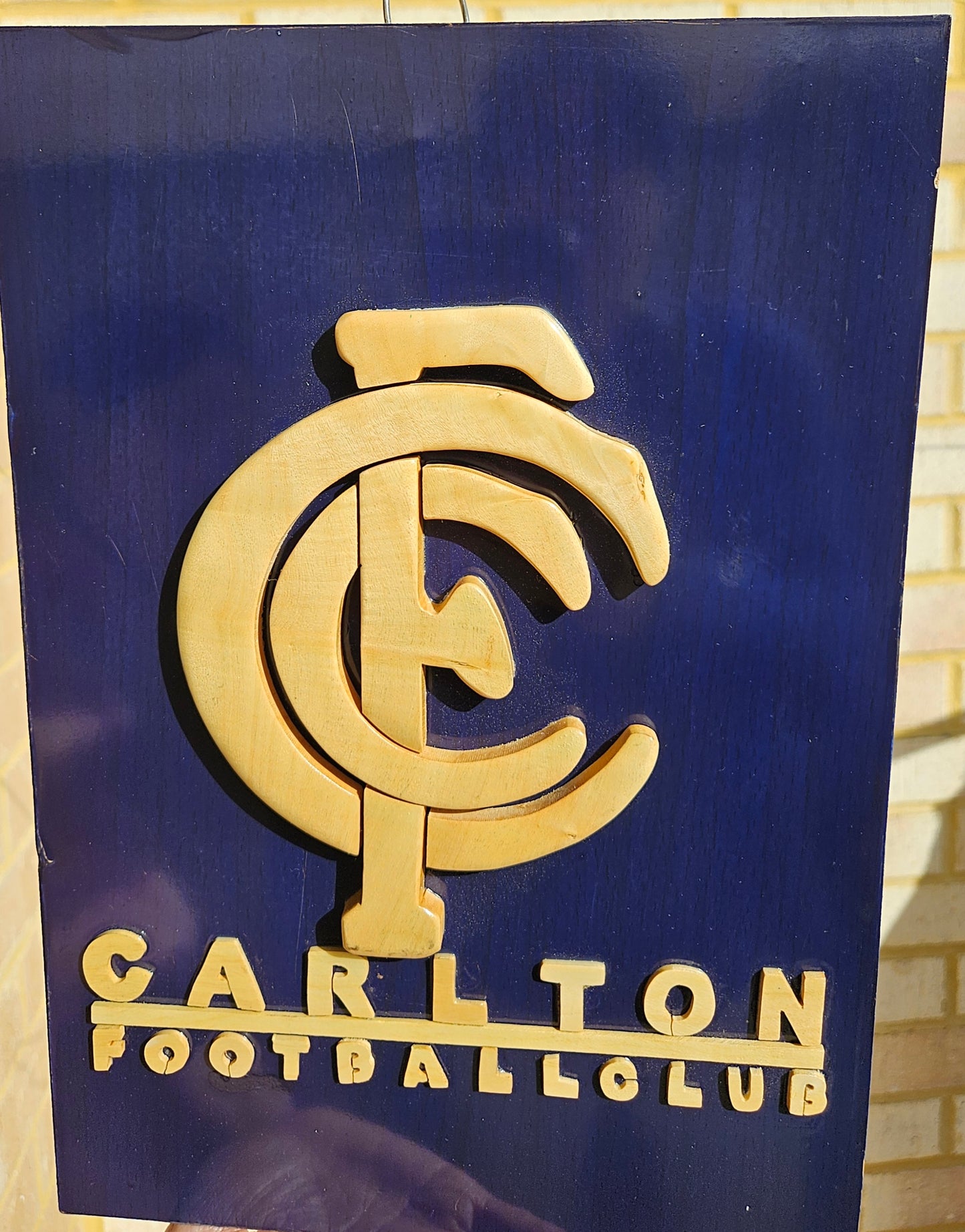 Carlton Wooden Wall Plaque