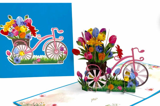 Flower Cart Pop Up Card